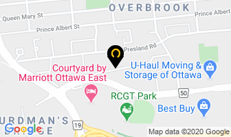 Amnahakim Photography in Ottawa map