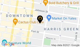 Amplify Hair Studios in Victoria map