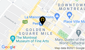Amrop Knightsbridge in Montreal map