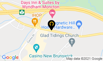 Amsterdam Inn & Suites in Moncton map