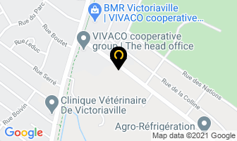 Amvic in Victoriaville map