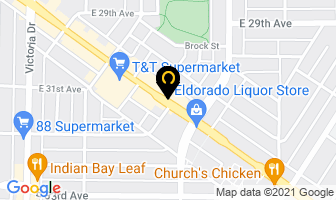 Ananda Bhavan Indian Restaurant in Vancouver map