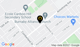 Anchor Baptist Church in Brant map