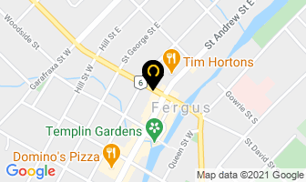 Anchor Ministerial Fellowship in Fergus map