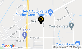 Anderberg Sales Ltd in Pincher Creek map