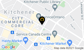 Anderson Counselling in Kitchener map