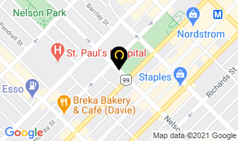 Anderson Sinclair Professional Corp in Vancouver map