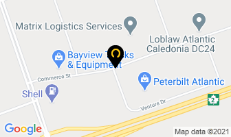 Andlauer Transport Services Inc in Moncton map