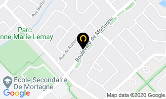 Andre Boileau in Boucherville map