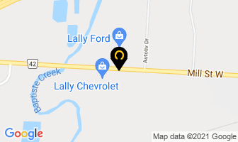 Andre Lanoue - Lanoue Chevrolet Inc in Tilbury map