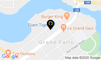 Andree Poitras in Grand-Sault map