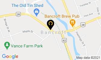 Andrews Financial in Bancroft map