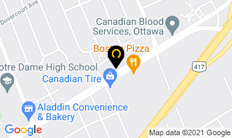 Andrews Robichaud in Guelph map