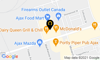 Angel Aesthetic in Barrie map