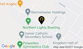Angel G in Whitehorse map