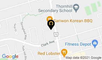 Angel Hair Salon in Vaughan map