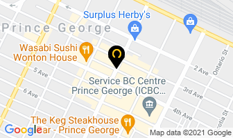 Angelique's Native Arts in Prince George map