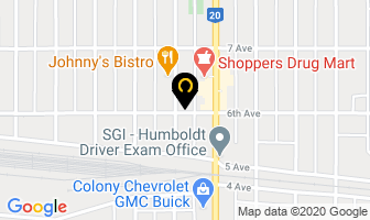 Angelstad's Quick Cobbler in Humboldt map