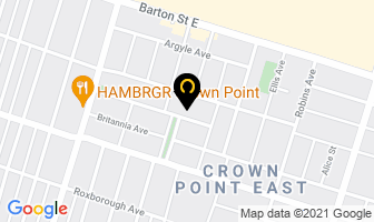 Angie Williams Music Co in Hamilton map