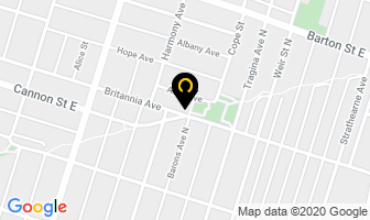 Angie's Beauty Salon in Hamilton map