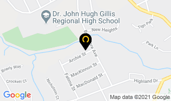 Anglican Rectory in Antigonish map