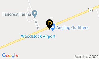 Angling Outfitters in Woodstock map