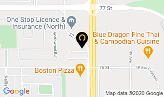 Animal Emergency Hospital in Red Deer map