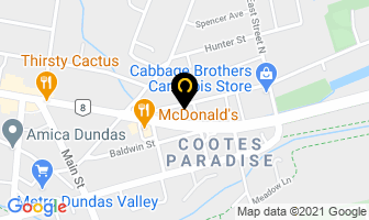 Animal House Professionals in Hamilton map
