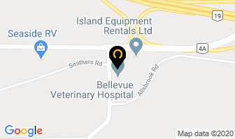 Animal Magic Pet Resort in Nanaimo map