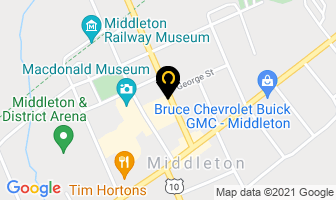 Annapolis County Spectator in Middleton map