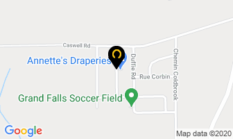 Annette's Draperies in Grand-Sault map