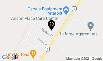 Anson Place Care Centre in Hagersville map