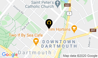 Anthony Nicholson in Dartmouth map