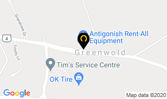 Antigonish Rent-All Equipment Ltd in Antigonish map