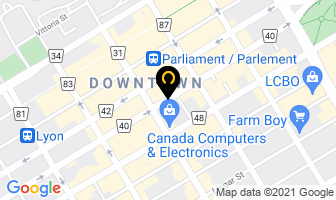 Antone Hair Design in Ottawa map