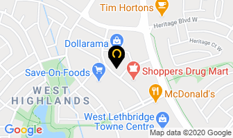 Anytime Fitness in Lethbridge map