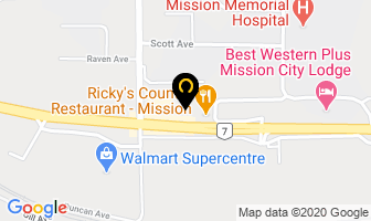 Anytime Fitness in Mission map
