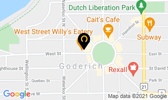 Anytime Taxi in Goderich map