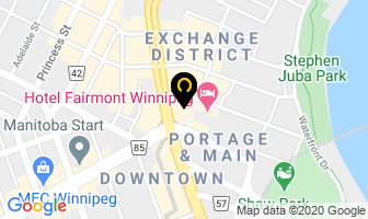 Aon Consulting in Winnipeg map