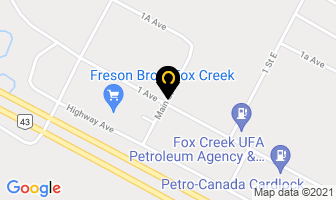 Apache Canada Ltd in Fox Creek map