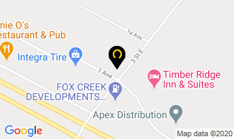 Apex Distribution Inc in Fox Creek map