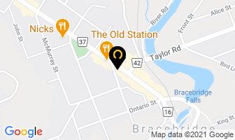 Applause Toys in Bracebridge map