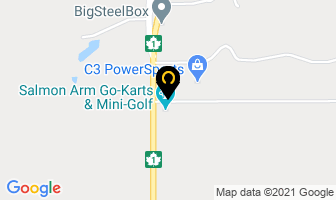 Apple Grove Motel in Salmon Arm map