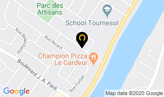 April Jacques Inc in Repentigny map