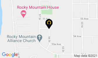 Aqua-Nuts Diving in Rocky Mountain House map