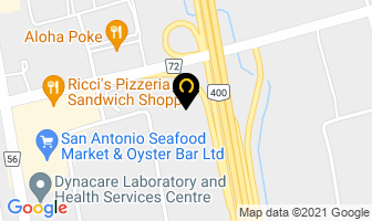 Aquadesign Inc in Vaughan map
