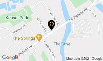 Aquafit Physiotherapy Clinic in London map