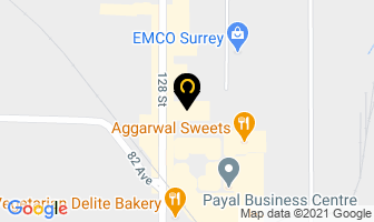 Aquarius Rv Manufacturing Co in Surrey map