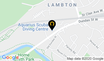 Aquarius Scuba Diving Centre in Orillia map
