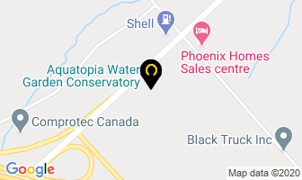 Aquatopia Water Garden Conservatory in Guelph map